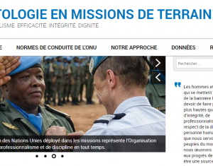 Lancement de la version française du site du service de conduite et discipline