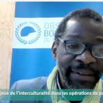 Vidéo – Améliorer la prise en compte de l’interculturalité dans les opérations de paix onusiennes – Intervention de Michel Luntumbue