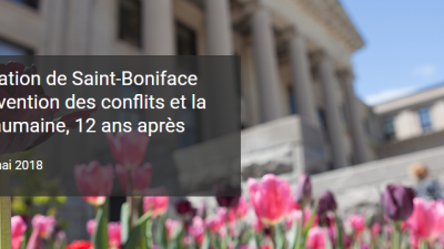 Francophonie, prévention des conflits et sécurité humaine (Ottawa)