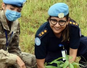 Sangya Malla, lauréate 2021 du prix de la policière de l’ONU