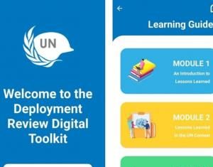 Une application mobile pour faciliter le retour d’expérience (RETEX) des casques bleus