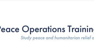 Mise à jour de cours par le Peace Operations Training Institute :
