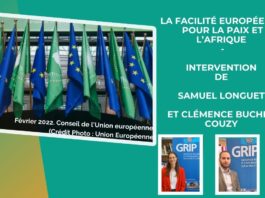 Vidéo – La Facilité européenne pour la paix et l’Afrique – Entretien avec Samuel Longuet et Clémence Buchet-Couzy