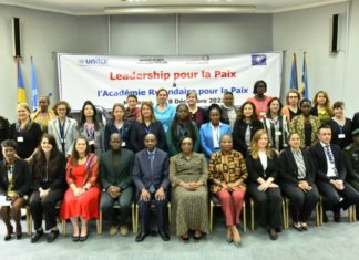 Cours sur le leadership des femmes pour la paix à l’Académie rwandaise de la paix