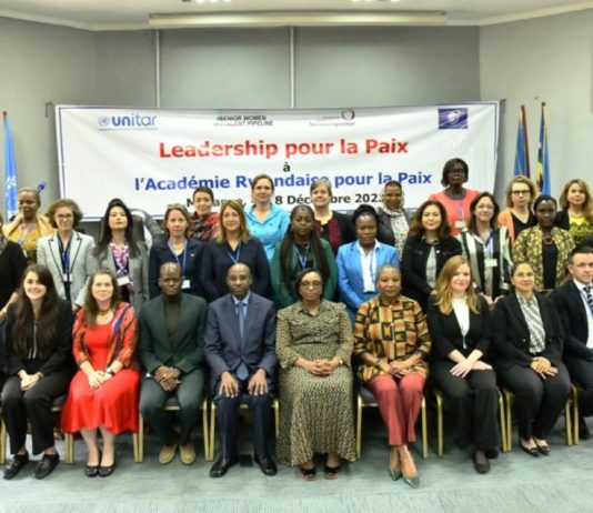 Cours sur le leadership des femmes pour la paix à l’Académie rwandaise de la paix