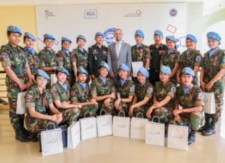 Cérémonie de remise des diplômes de la formation au français sur objectifs militaires de l’Institut français du Cambodge