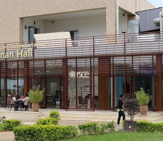 Visite du Centre de service régional des Nations unies à Entebbe (RSCE) en Ouganda