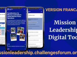 Challenges Forum : nouvelle boite à outils en ligne pour préparer les leaders des opérations de paix
