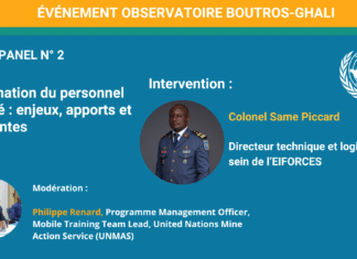 Vidéo : intervention du Colonel Same Piccard (EIFORCES) lors du Séminaire de l’Observatoire Boutros-Ghali à Entebbe