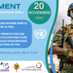 Séminaire de l’Observatoire à New York – Les enjeux de la francophonie dans le maintien de la paix – 20 novembre 2024