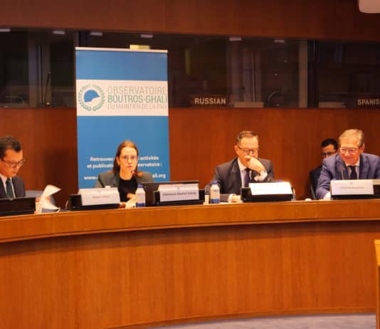 Table ronde de l’Observatoire – Les nouvelles initiatives francophones dans le maintien de la paix : opportunités et défis de coopération, de coordination et de mise en cohérence