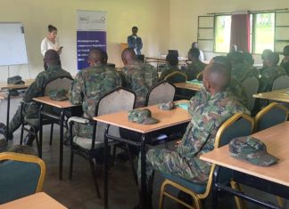 Formation de Casques bleus rwandais au français sur objectifs spécifiques