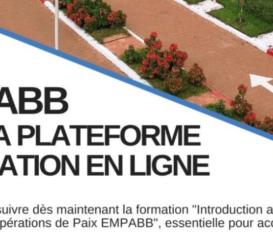 Lancement de la plateforme de formation en ligne de l’École de maintien de la paix de Bamako
