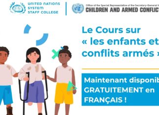 Cours en ligne sur les enfants dans les conflits armés