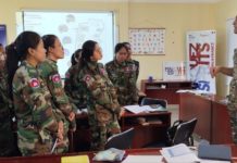 Formation au français pour les femmes Casques bleus cambodgiennes