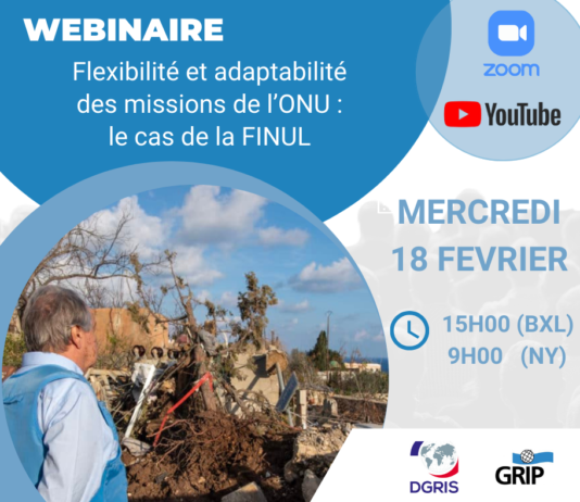 Webinaire de présentation : Flexibilité et adaptabilité des missions de l’ONU : le cas de la FINUL