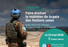 Séminaire – Faire évoluer le maintien de la paix des Nations unies : entre efforts de réforme et mise en œuvre sur le terrain