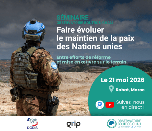 Séminaire – Faire évoluer le maintien de la paix des Nations unies : entre efforts de réforme et mise en œuvre sur le terrain